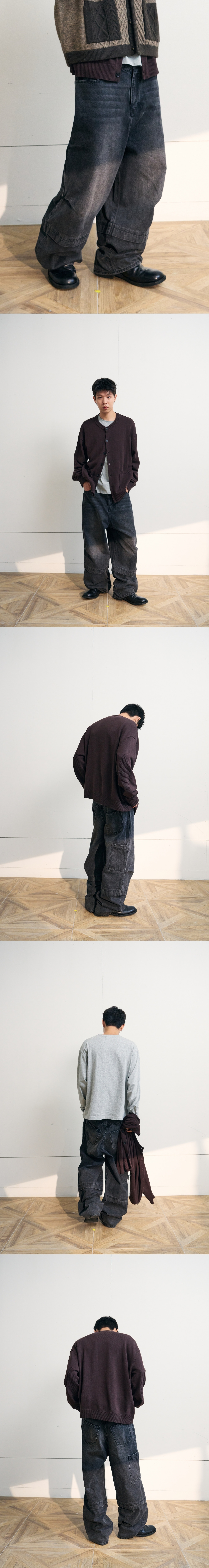 MUSINSA公式 | EAST SERVICE SHOP ワンポケットフラッシュデニムパンツ